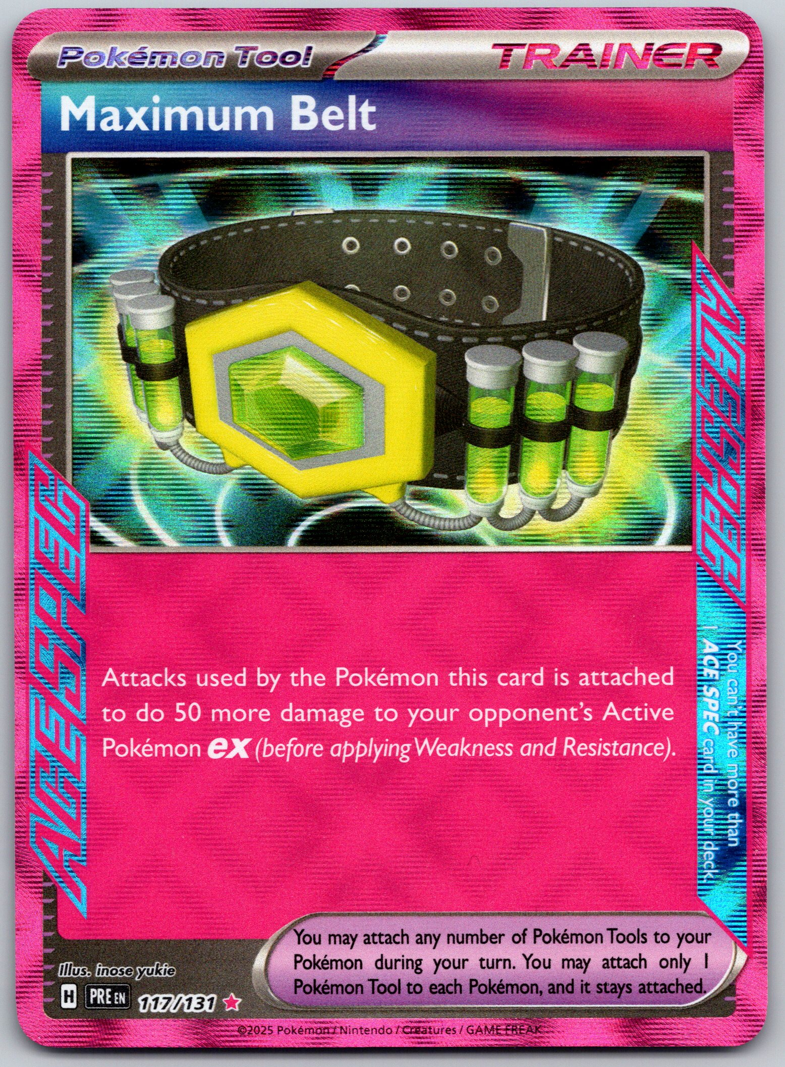 IridescencePalette ハーゼリット LSR PSA10 Maximum Belt 117/131 ACE SPEC Rare Prismatic Evolutions Pokemon